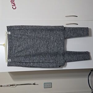 Gray Modest Athletic Skirt with Attached Leggings